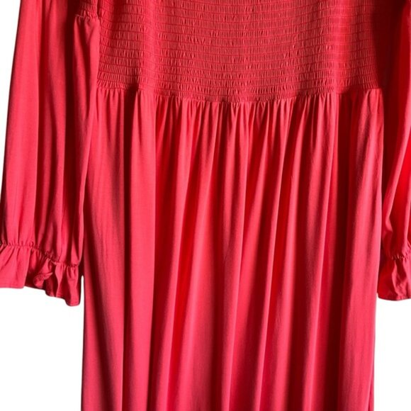 Smash + Tess Ellie Maxi Dress Size XL Hot Coral NWT - Picture 7 of 16
